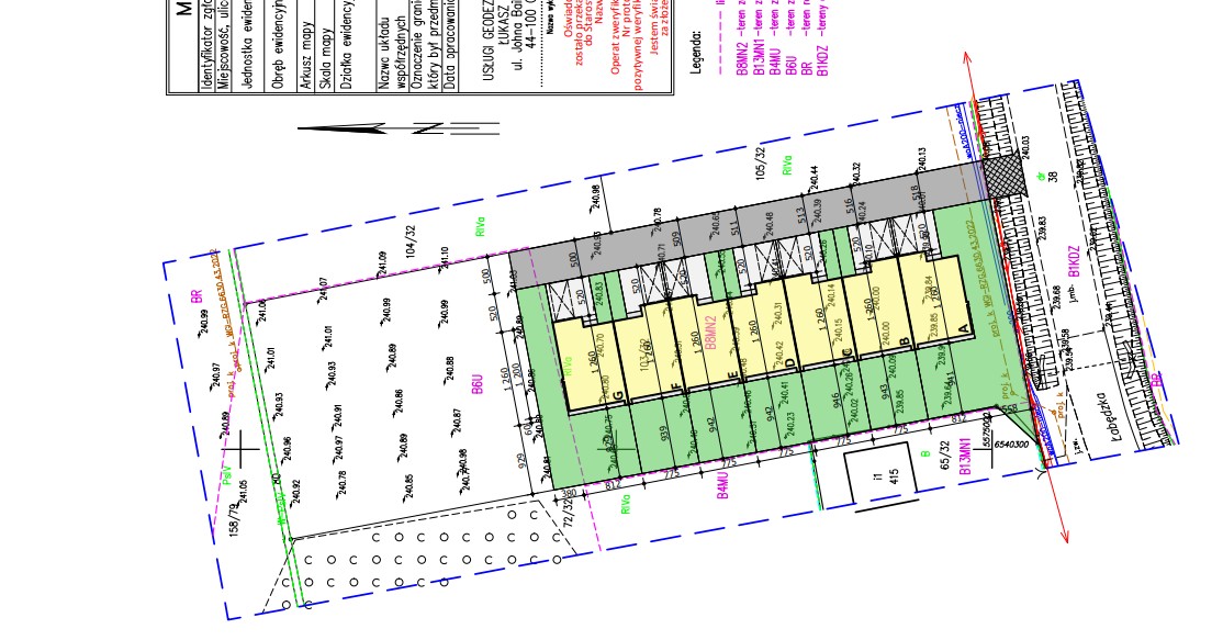 Plan zagospodarowania terenu – Osiedle Łabędzka